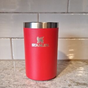 Stanley Red Stainless Steel 10oz Can Cooler